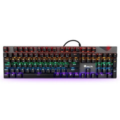 Spēļu tastatūra NGS GKX-500 RGB, melna cena un informācija | Klaviatūras | 220.lv