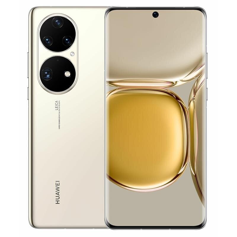 Huawei P50 Pro, 256GB, Dual SIM, Gold cena un informācija | Mobilie telefoni | 220.lv