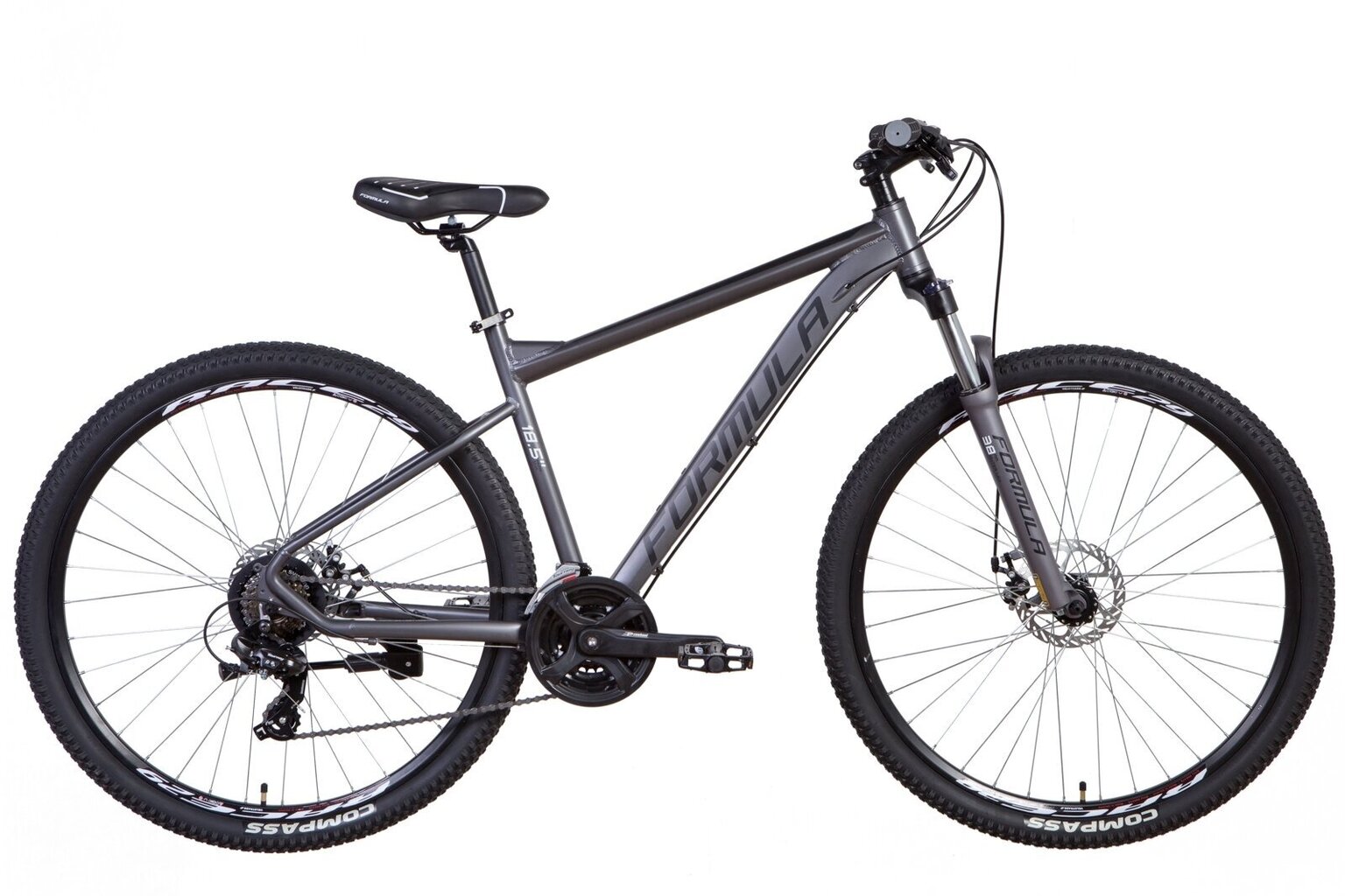 Velosipēds 29" MTB Formula F-1 Gray Matt 29-121 18" cena un informācija | Velosipēdi | 220.lv