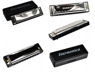 Mutes harmonika DMTS Metal Harmonica 10 Hole cena un informācija | Mūzikas instrumentu piederumi | 220.lv