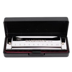 Mutes harmonika DMTS Metal Harmonica 10 Hole cena un informācija | Mūzikas instrumentu piederumi | 220.lv