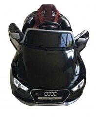 Одноместный Audi RS5 12v, музыкальный модуль, черный цена и информация | Электромобили для детей | 220.lv