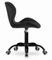 Biroja darba krēsls Noto, velūra, melns цена и информация | Biroja krēsli | 220.lv