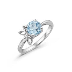 Серебряное (925) кольцо с драгоценными камнями, код ah549575rh-2 цена и информация | Кольца | 220.lv