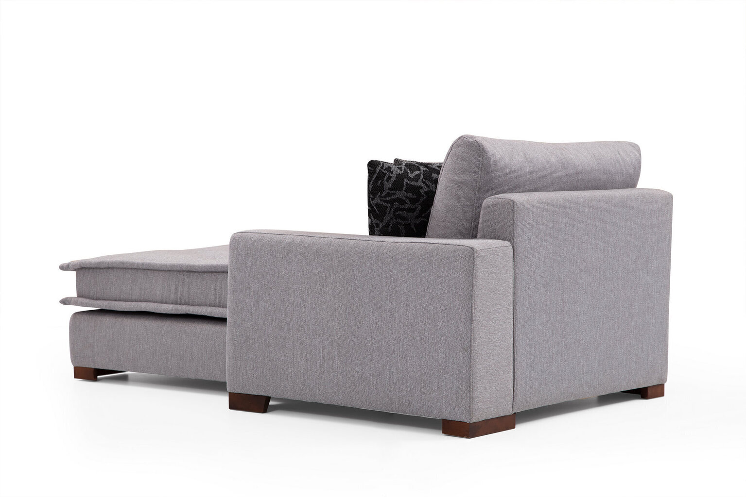 Stūra dīvāns Kalune Design Lena L3+Chl, gaiši pelēks cena un informācija | Stūra dīvāni | 220.lv