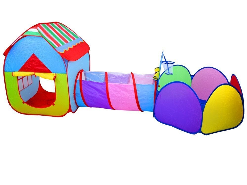 Rotaļu laukums ar māju un tuneli cena un informācija | Bērnu rotaļu laukumi, mājiņas | 220.lv