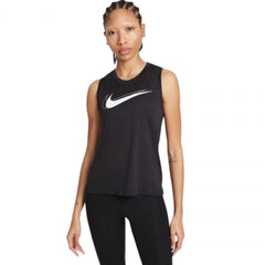 T-krekls sievietēm Nike NK Dri-Fit Swsh Run Tank W DD4910 010, melns cena un informācija | Sporta apģērbs sievietēm | 220.lv