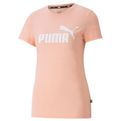 T-krekls sievietēm Puma ESS Logo Heather W 586876 26, oranžs cena un informācija | T-krekli sievietēm | 220.lv