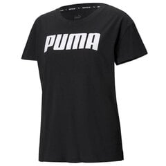 Женская футболка Puma Rtg Logo Tee W 586454 01, черная цена и информация | Женские футболки | 220.lv