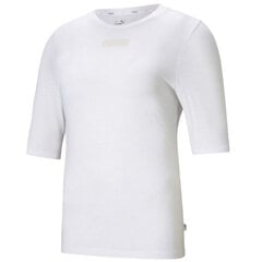 T-krekls sievietēm Puma Modern Basics Tee Cloud W 585929 02, balts цена и информация | Женские футболки | 220.lv