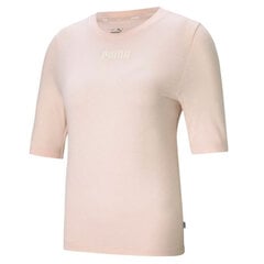 Женская футболка Puma Modern Basics Tee Cloud W 585929 27, розовая цена и информация | Женские футболки | 220.lv