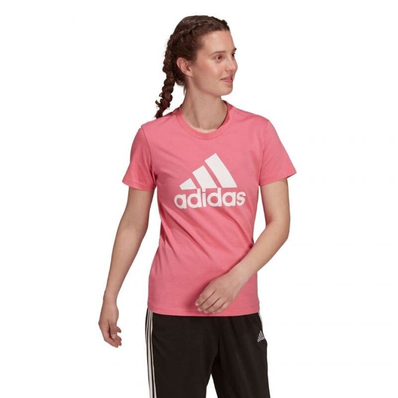 T-krekls sievietēm Adidas Lounggewear Es W H07811, rozā cena un informācija | T-krekli sievietēm | 220.lv
