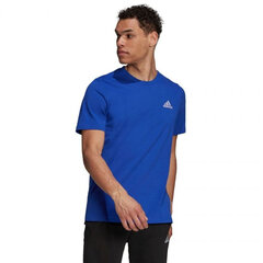 Мужская футболка Adidas Essentials Emb M H12175, синая цена и информация | Мужские футболки | 220.lv