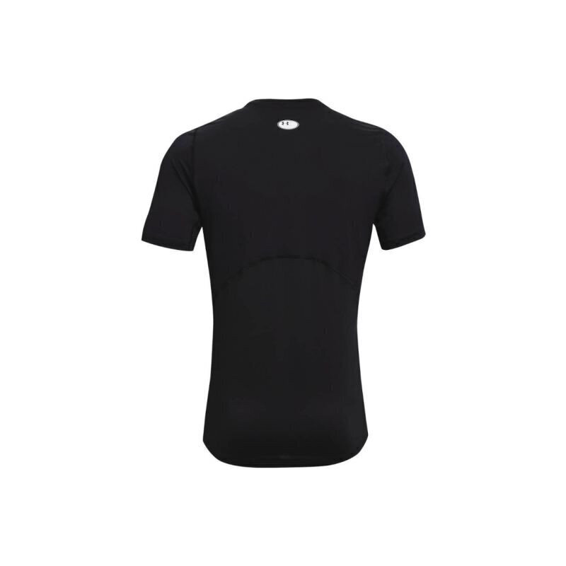 T-krekls vīriešiem Under Armour Heatgear Armor Fitted Short Sleeve M 1361683001, melns cena un informācija | Vīriešu T-krekli | 220.lv