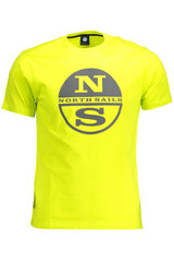 Мужская футболка North Sails, желтая цена и информация | Мужские футболки | 220.lv