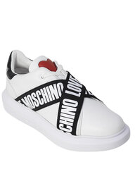 Sporta apavi sievietēm Love Moschino Women Sneakers BFNG342434, balti цена и информация | Спортивная обувь, кроссовки для женщин | 220.lv
