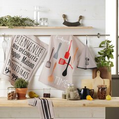Douceur d’Intérieur virtuves dvielis Popote, 50x70 cm cena un informācija | Virtuves dvieļi, cimdi, priekšauti | 220.lv