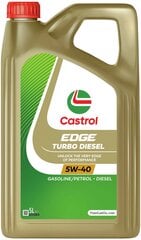 Castrol Edge Turbo Diesel TITANIUM FST 5W-40 цена и информация | Моторное масло | 220.lv