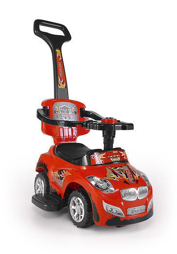 Stumjamā mašīna Milly Mally Happy, Sarkana cena un informācija | Rotaļlietas zīdaiņiem | 220.lv