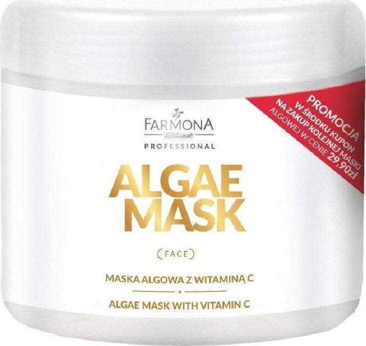 Alginātu aļģu maska Farmona ALGAE, 500 ml cena un informācija | Sejas maskas, acu maskas | 220.lv