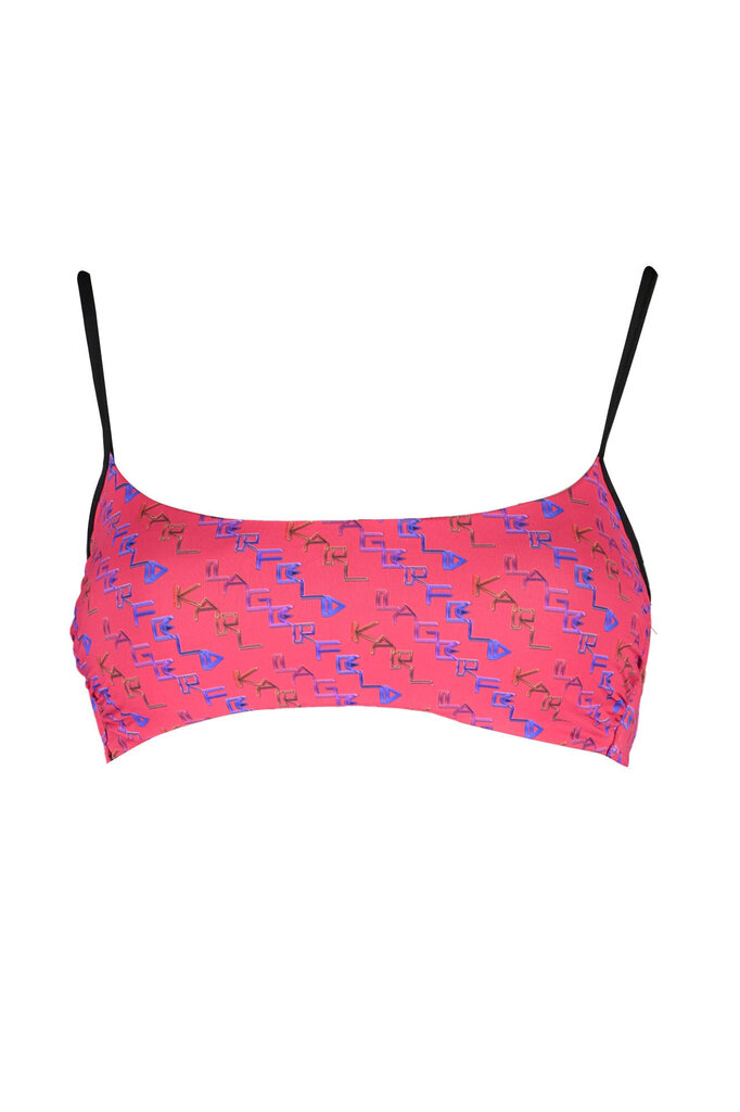 Krūšturis peldēšanai sievietēm Karl Lagerfeld, rozā cena un informācija | Peldkostīmi | 220.lv