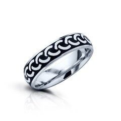 Серебряное (925) кольцо с классическим дизайном, код ah5ss0831 AH5SS0831EU-64.5 цена и информация | Кольца | 220.lv