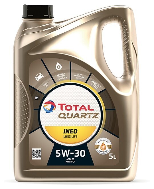 TOTAL Quartz INEO LONG LIFE 5W-30 motoreļļa, 5 L цена и информация | Motoreļļas | 220.lv