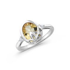 Серебряное (925) кольцо с драгоценными камнями, код ah549038rh-3 AH549038RH-3EU-57 цена и информация | Кольца | 220.lv