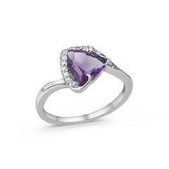 Серебряное (925) кольцо с драгоценными камнями, код ah549562rh-1 AH549562RH-1EU-57 цена и информация | Кольца | 220.lv