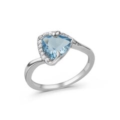 Серебряное (925) кольцо с драгоценными камнями, код ah5040-13 AH5040-13EU-57 цена и информация | Кольца | 220.lv