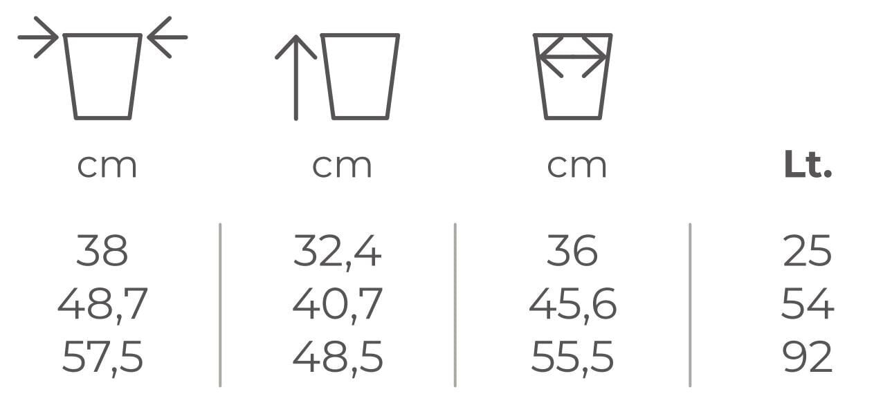 Puku pods RING ø38cm x h32, cappuccino cena un informācija | Puķu podi | 220.lv