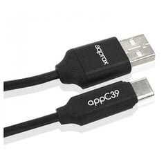 Approx! APPC39, USB-A.USB-C, 1 m cena un informācija | Kabeļi un vadi | 220.lv