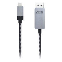 Нанокабель 10.15.5002, USB C/DisplayPort, 1.8м цена и информация | Кабели и провода | 220.lv