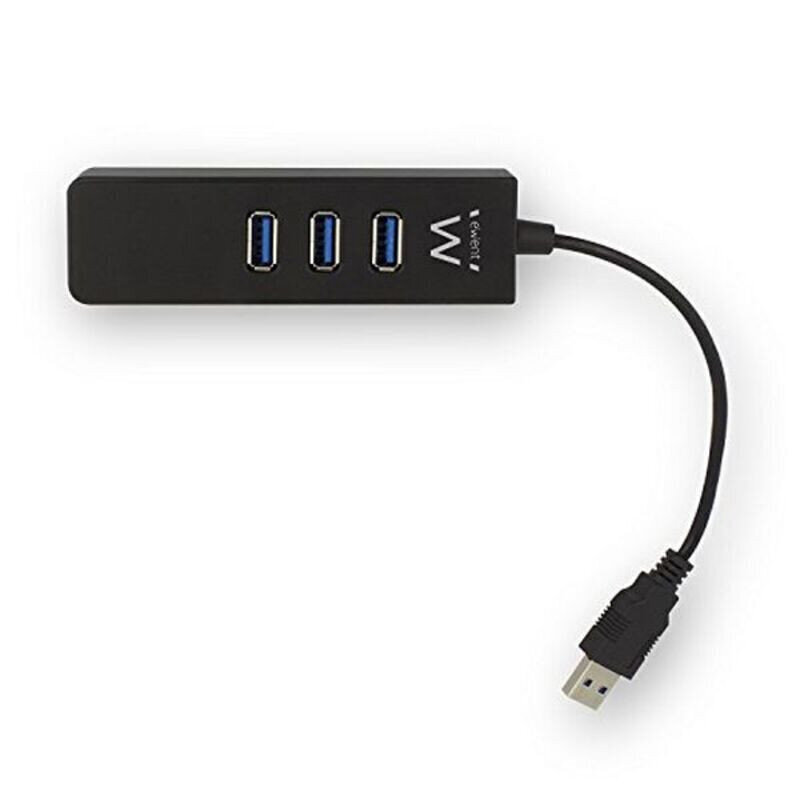 Ewent AAOAUS0127, 3 x USB 3.1/RJ45 цена и информация | Adapteri un USB centrmezgli | 220.lv