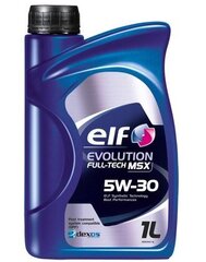 ELF EVOLUTION FULLTECH MSX 5W-30 dzinēja eļļa, 5L cena un informācija | Elf Auto preces | 220.lv