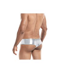 Apakšveļa CUT4MEN - CHEEKY BRIEF SILVER S D-228187 cena un informācija | Vīriešu apakšbikses | 220.lv