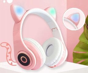 Wireless Headphones With Cat Ears цена и информация | Наушники | 220.lv