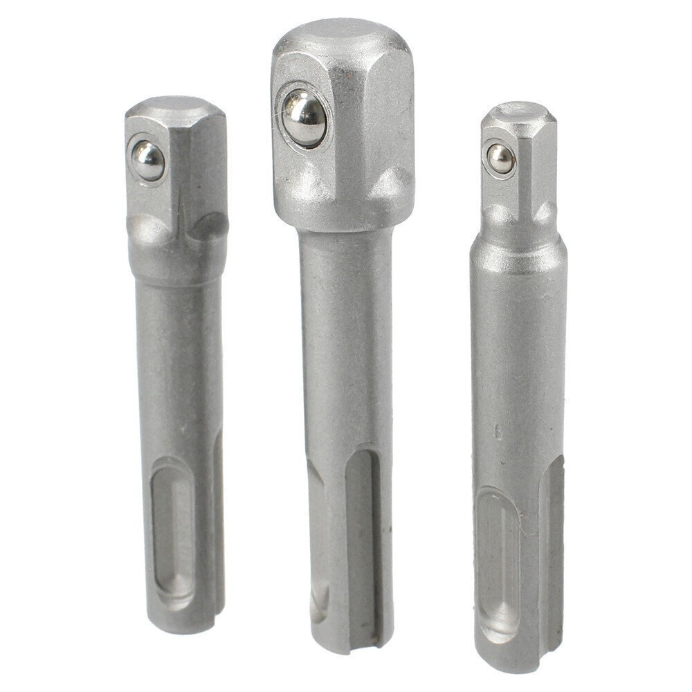 Adapteris SDS Plus Harden 1/4", 3/8", 1/2" Adapteris 1/4", 3/8", 1/2" cena un informācija | Rokas instrumenti | 220.lv