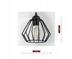 Moderna sienas lampa, 60W melna cena un informācija | Sienas lampas | 220.lv