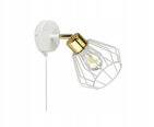 Sienas lampa / 60W / balts