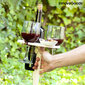 Pārnēsājams āra saliekamais vīna galds Winnek InnovaGoods cena un informācija | Dārza galdi | 220.lv