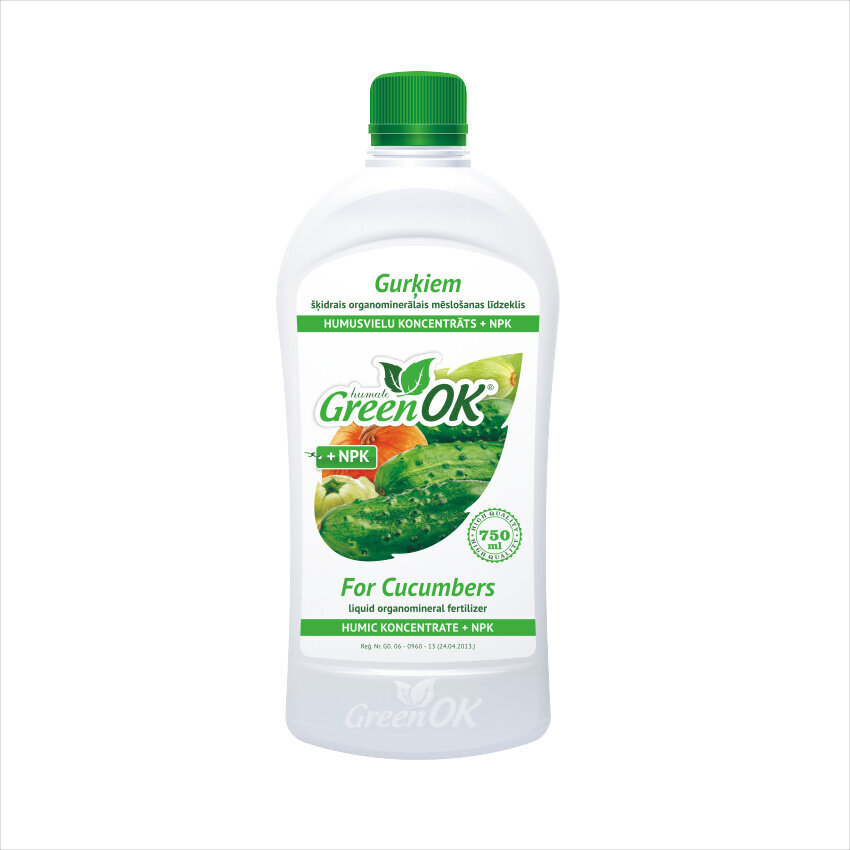 GREENOK GURĶU MĒSLOJUMS BIO+NPK 750 ML цена и информация | Šķidrie mēslošanas līdzekļi | 220.lv