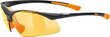 Sporta brilles Uvex Sportstyle 223, melnas/oranžas cena un informācija | Sporta brilles | 220.lv