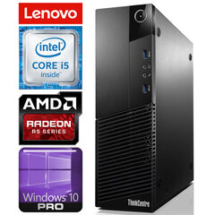 Lenovo M83 SFF i5-4460 4GB 250GB R5-340 2GB WIN10PRO/W7P cena un informācija | Stacionārie datori | 220.lv