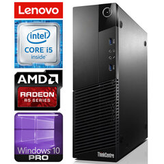 Lenovo M83 SFF i5-4460 4GB 500GB R5-340 2GB WIN10PRO/W7P цена и информация | Стационарные компьютеры | 220.lv