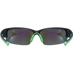 Sporta brilles Uvex Sportstyle 215, melnas/zaļas cena un informācija | Sporta brilles | 220.lv