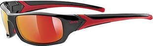 Sporta brilles Uvex Sportstyle 211, melnas/sarkanas cena un informācija | Sporta brilles | 220.lv