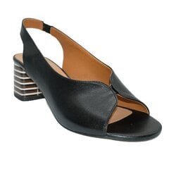 Vasaras papēžu kurpes sievietēm Laura Messi 422030032, melnas cena un informācija | Sieviešu sandales | 220.lv