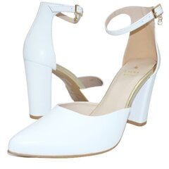 Augstpapēžu kurpes sievietēm Laura Messi 42107524, baltas cena un informācija | Sieviešu sandales | 220.lv