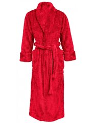 Длинный красный халат ELIZA цена и информация | Женские халаты | 220.lv